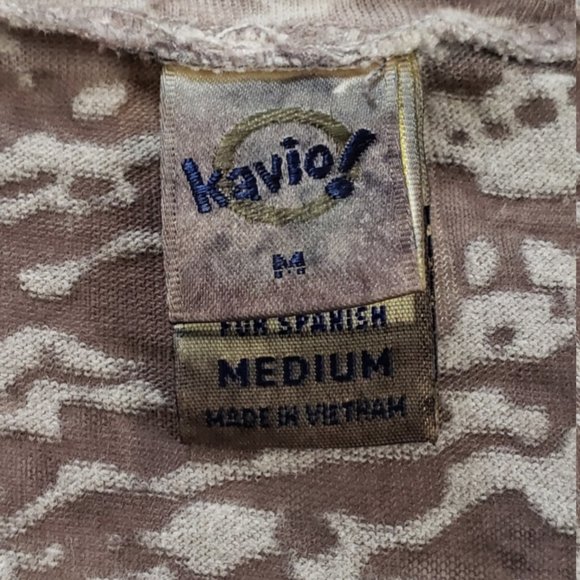 Kavio Distressed Burnout Tee Size Medium - Picture 5 of 7